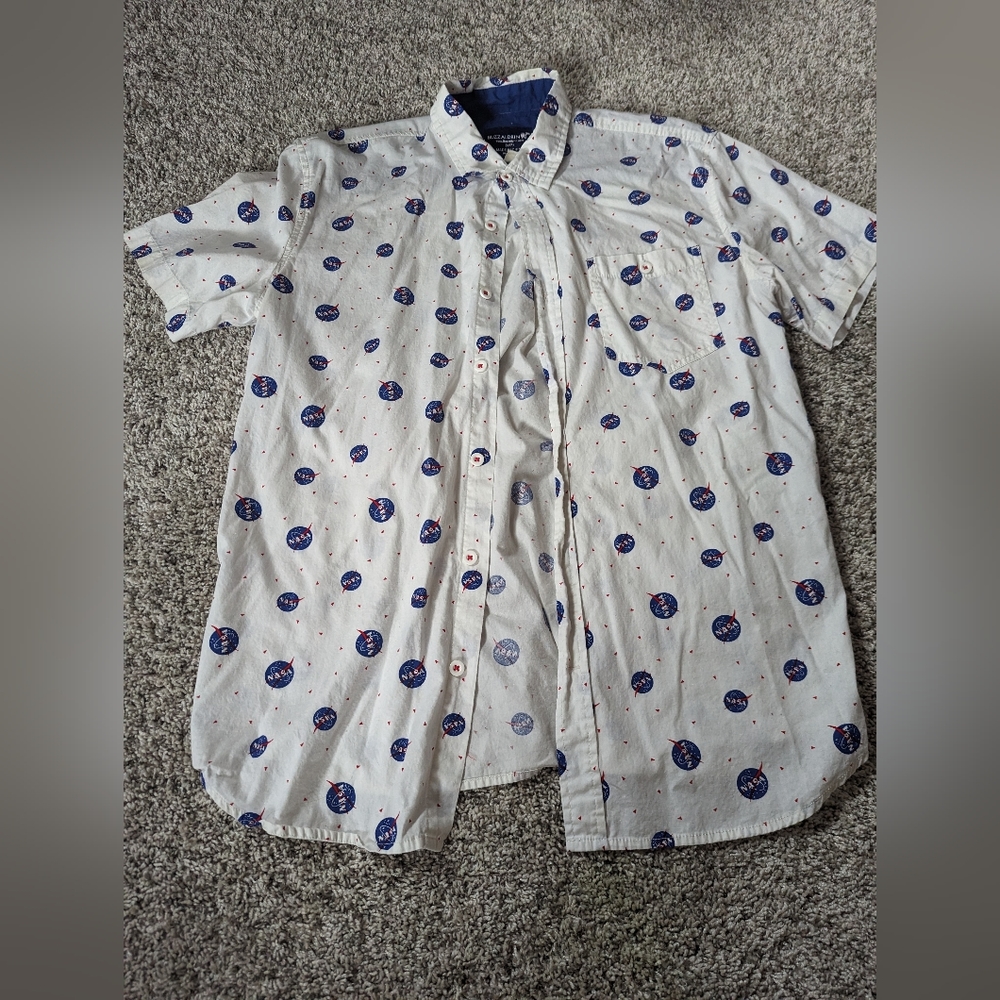 Nasa button down.